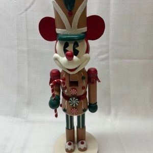 Hallmark Mickey Mouse Nutcracker with Red and Green Accents